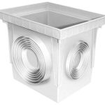 POZZETTO SINGOLO IN PLASTICA SENZA COPERCHIO cm. 40x40x39,4 h