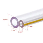 Tubo flessibile doppio a vuoto + latte per mungitrici, 14/22 + 7/14 mm - immagine 2