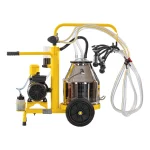 Mungitrice per pecore, 2 posti, 1 bidone acciaio inox 25 litri, eco - immagine 5