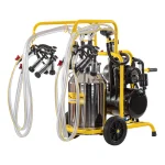 Mungitrice per capre, 4 posti, 1 bidone acciaio inox 40 litri