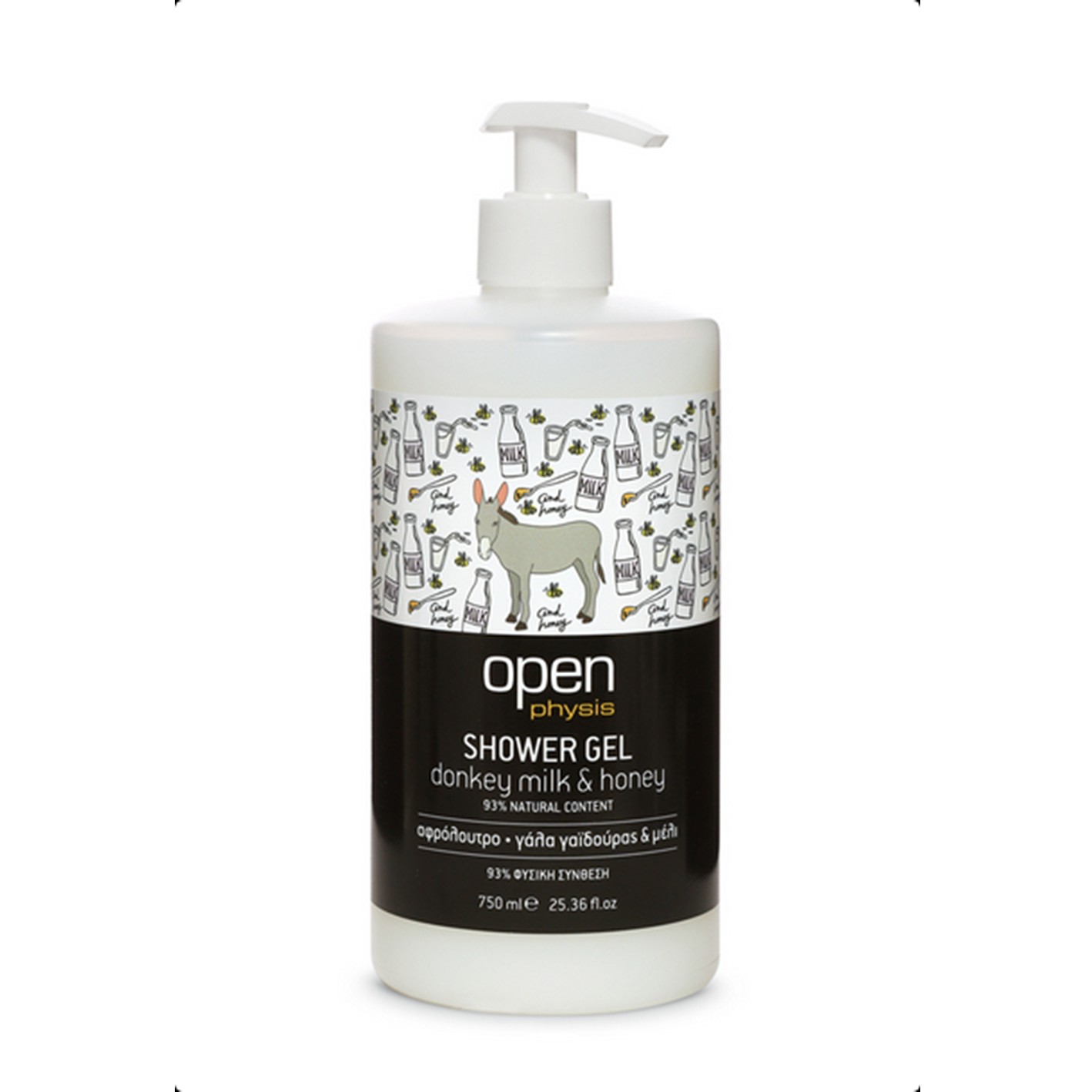 Gel Doccia Family Donkey Milk E Honey Open Natural Cosmetics Gel Doccia Family Donkey Milk E Honey Open Natural Cosmetics - immagine 1