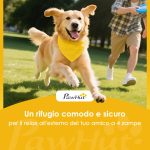 Passeggino per Cani Pieghevole con Catarifrangenti, Ruote Girevoli, Freni e Cuscino Lavabile, Grigio - immagine 9