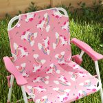 Tavolo da Picnic per Bambini Set Tavolo e Sedie con Ombrellone Rosa - immagine 9