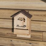 Set di 3 Casette per Pipistrelli in Legno di Abete, 21.5x11.5x34 cm, Legno Naturale - immagine 9